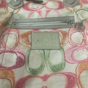 Coach White Leatherware Bag